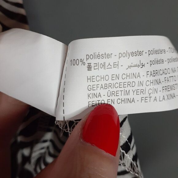 Zara NWT Sheer Zebra Print Midi Tunic Dress - Picture 10 of 16